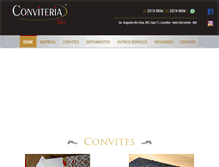 Tablet Screenshot of conviteriabh.com.br